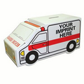 Ambulance Bank with pre-printed stock graphics